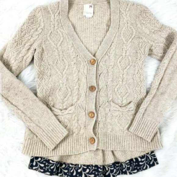 Far Away From Close Anthropologie SMALL Cardigan - Picture 1 of 1